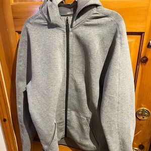 Men's Lululemon City Sweatshirt Zip Up Hoodie Grey XL